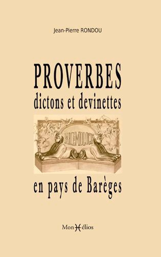 Emprunter Proverbes, dictons et devinettes en pays de Barèges livre