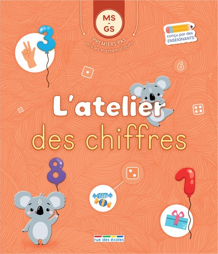 Emprunter L'atelier des chiffres MS-GS. 64 cartes pour découvrir les nombres jusqu'à 20 livre