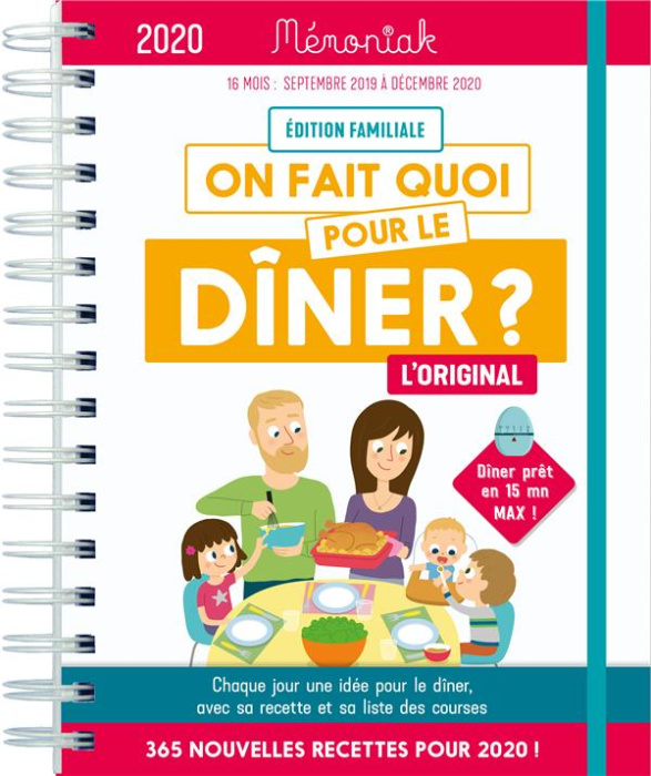 Emprunter On fait quoi pour le dîner ? De septembre 2019 à décembre 2020, Edition 2020 livre