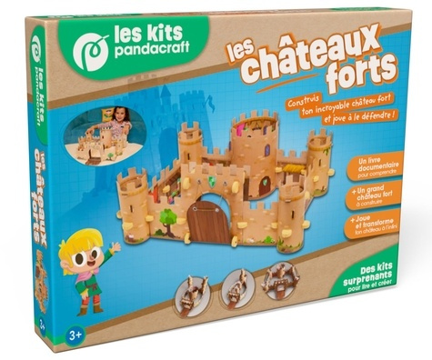 Emprunter Les châteaux forts. Coffret avec 1 livre documentaire, 1 grand château fort à construire livre