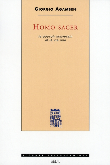 Emprunter Homo sacer. Tome 1, Le pouvoir souverain et la vie nue livre