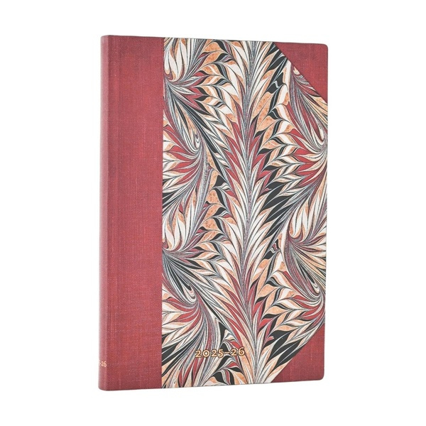 Emprunter AGENDA 13 MOIS 2025 2026 HORIZONTAL MINI - RUBEDO, PAPIER MARBRE COCKERELL livre