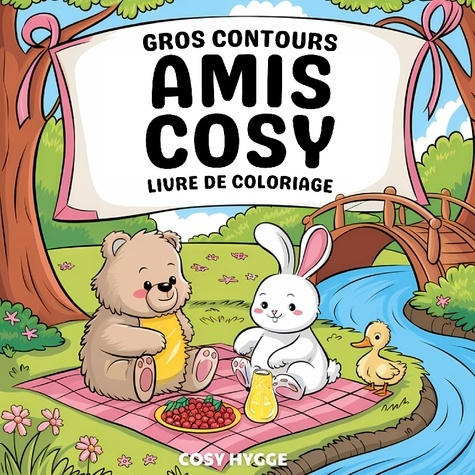 Emprunter Amis cosy. Livre de coloriage gros contou livre
