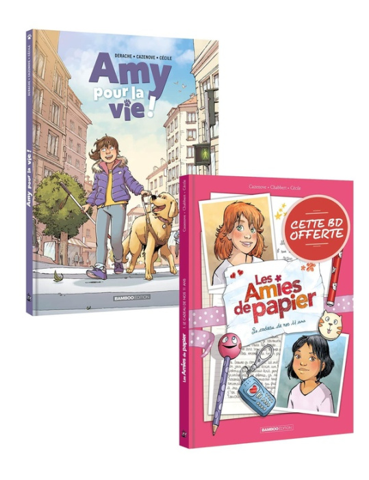 Emprunter Amy pour la vie ! Tome 1 : Pack en 2 volumes. Avec Les amies de papier Tome 1 offert livre