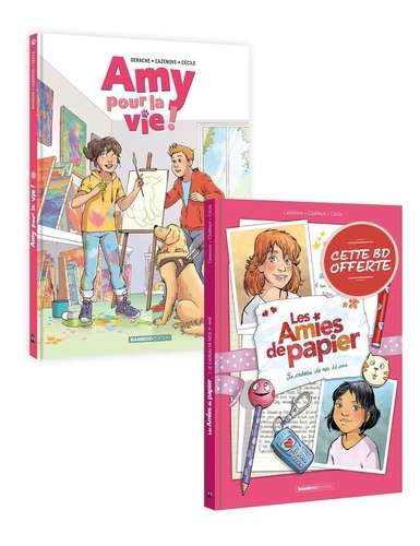 Emprunter Amy pour la vie ! Tome 2 : Avec Les amies de papier Tome 1 offert livre
