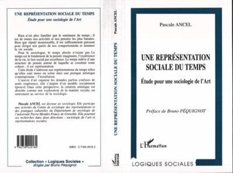 Emprunter Une représentation sociale du temps. Étude pour une sociologie de l'art livre