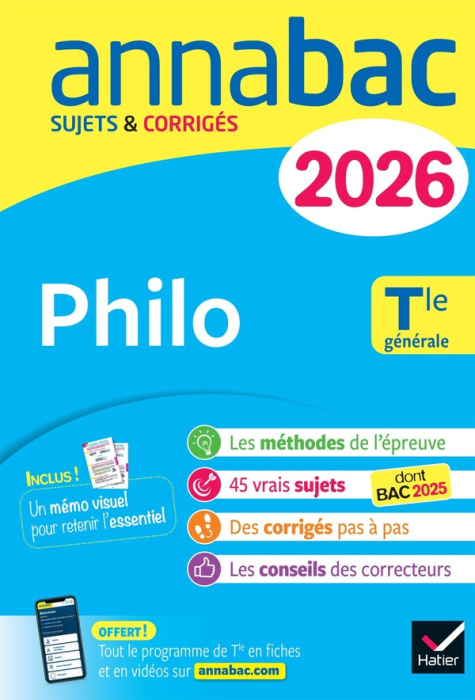 Emprunter Philo Tle générale. Sujets & Corrigés, Edition 2026 livre