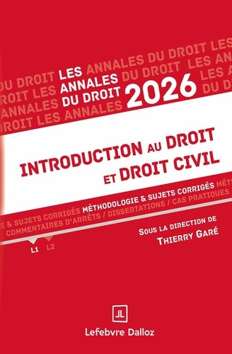 Emprunter Introduction au droit et droit civil L1. Méthodologie & sujets corrigés, Edition 2026 livre