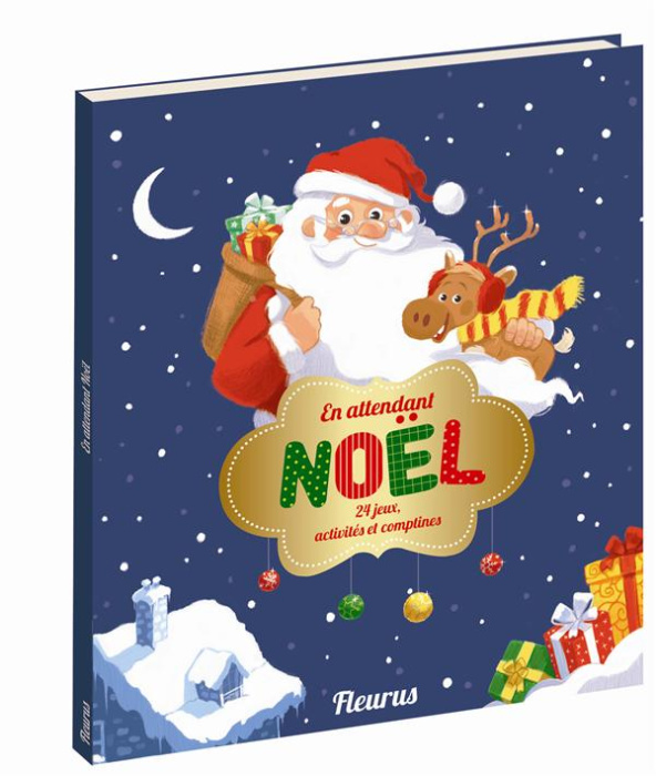 Emprunter En attendant Noël. 24 jeux, activités et comptines livre