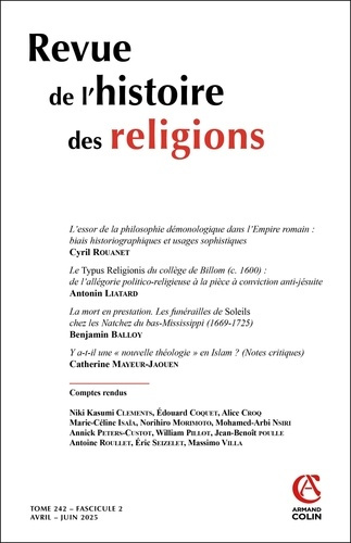 Emprunter Revue de l'histoire des religions Tome 242 N° 2, avril-juin 2025 livre