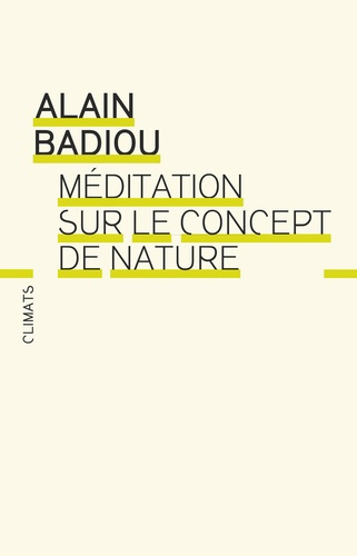 Emprunter Méditation sur le concept de Nature livre