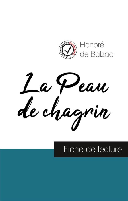 Emprunter La Peau de chagrin de Balzac (fiche de lecture et analyse complète de l'oeuvre) livre