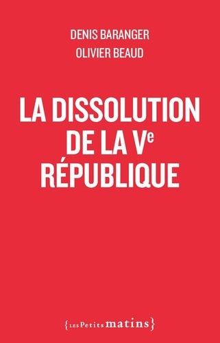 Emprunter La Dissolution de la Ve République livre
