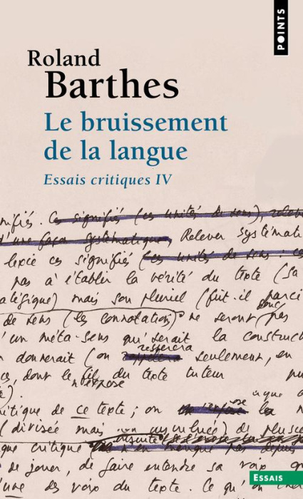 Emprunter Essais critiques. Tome IV, Le bruissement de la langue livre