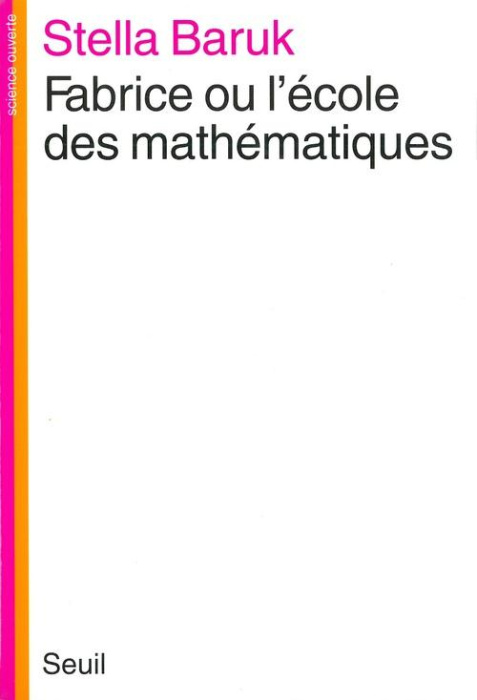 Emprunter Fabrice ou l'École des mathématiques livre