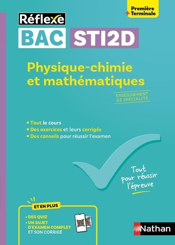 Emprunter Physique-chimie et mathématiques 1re et Tle STI2D. Enseignement de spécialité, Edition 2026 livre