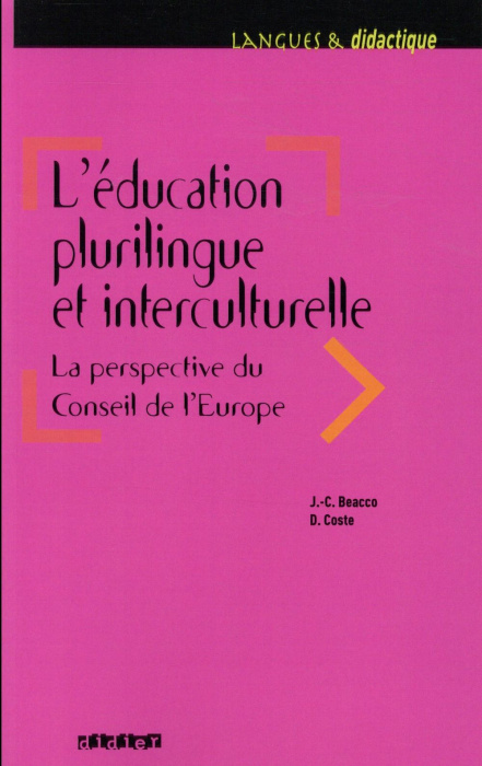 Emprunter L'éducation plurilingue et interculturelle. La perspective du Conseil de l'Europe livre