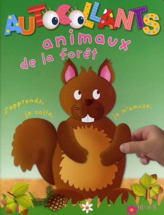 Emprunter Animaux de la forêt. Autocollants livre
