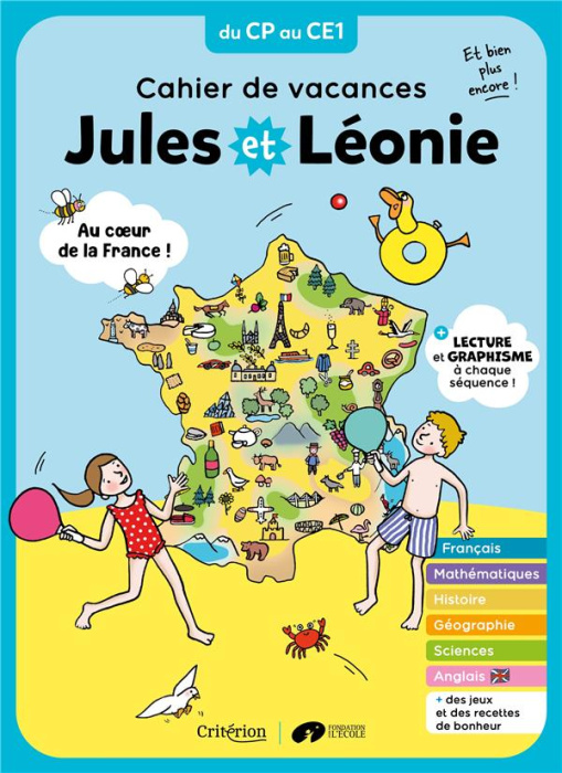 Emprunter Cahier de vacances Jules et Léonie du CP au CE1. Au coeur de la France livre