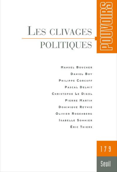 Emprunter Pouvoirs N° 179 : Les Clivages politiques livre