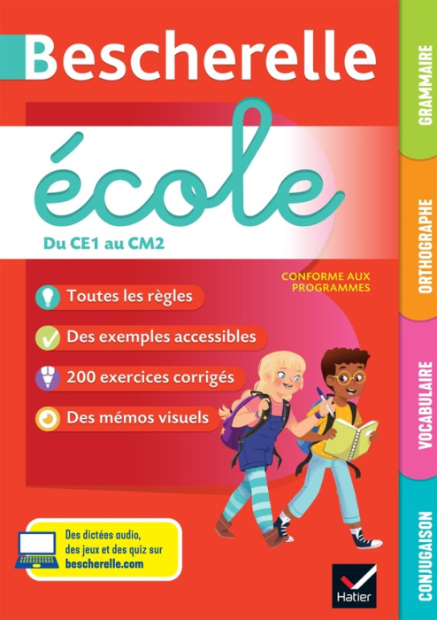 Emprunter Grammaire, orthographe, vocabulaire, conjugaison du CE1 au CM2 Bescherelle école. Edition 2020 livre