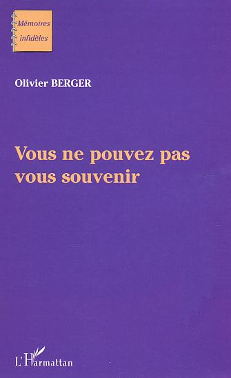 Emprunter Vous ne pouvez pas vous souvenir livre