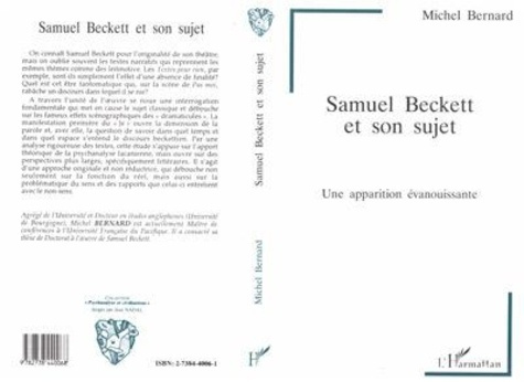 Emprunter Samuel Beckett et son sujet. Une apparition évanouissante livre