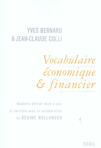 Emprunter Vocabulaire économique et financier avec les terminologies anglaise, allemande et espagnole. 8ème éd livre