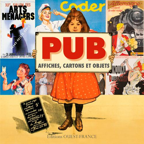 Emprunter Pub. Affiches, cartons et objets livre