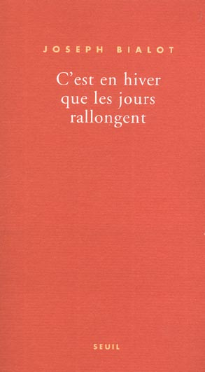 Emprunter C'est en hiver que les jours rallongent livre