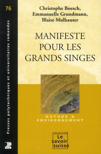 Emprunter Manifeste pour les grands singes livre