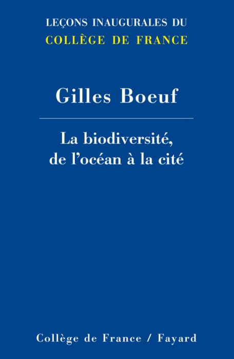 Emprunter La biodiversité, de l'océan à la cité livre