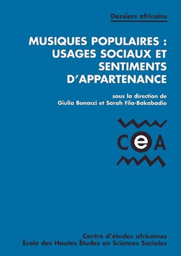 Emprunter MUSIQUES POPULAIRES - USAGES SOCIAUX ET SENTIMENTS D'APPARTE livre