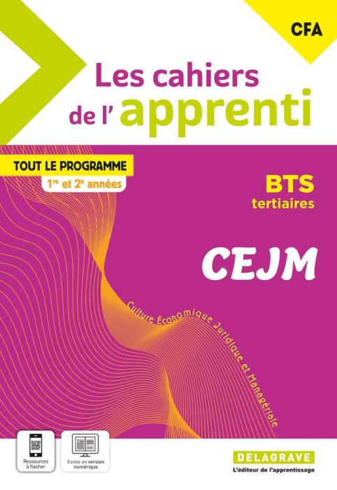 Emprunter Les cahiers de l'apprenti Culture économique, juridique et managériale (CEJM) 1ère et 2ème année BTS livre