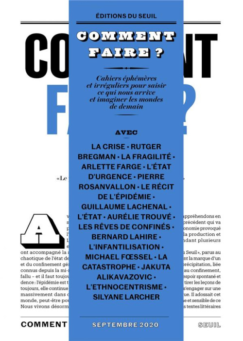 Emprunter Cahiers éphémères et irréguliers pour saisir ce qui nous arrive et imaginer les mondes N° 2, septemb livre