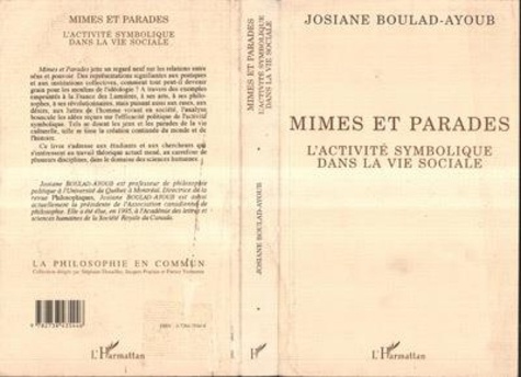 Emprunter Mimes et parades. L'activité symbolique dans la vie sociale livre