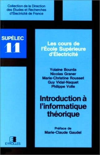 Emprunter INTRODUCTION A L'INFORMATIQUE THEORIQUE livre