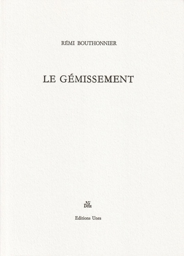 Emprunter Gémissement livre