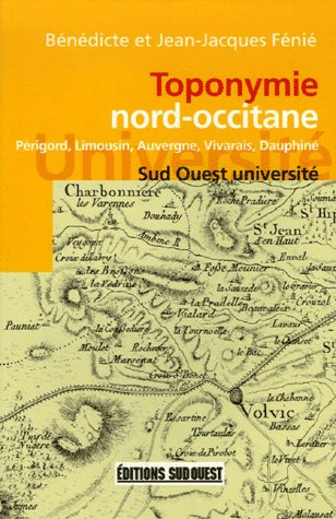 Emprunter Toponymie nord-occitane livre