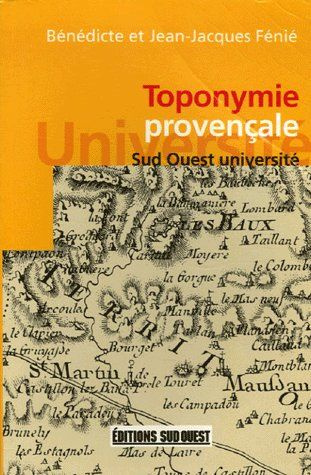Emprunter Toponymie provençale livre