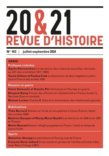 Emprunter 20 & 21 N° 163, juillet-septembre 2024 : Varia livre