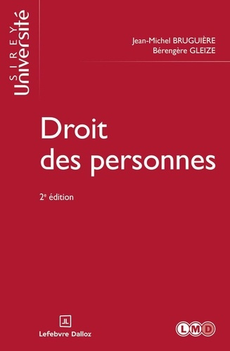 Emprunter Droit des personnes. 2e édition livre