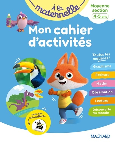 Emprunter A la maternelle Mon cahier d'activités MS livre