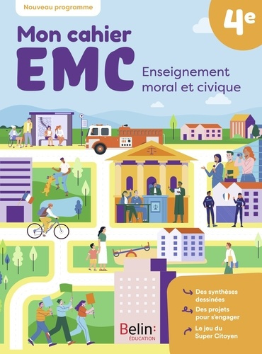 Emprunter Mon cahier EMC Enseignement moral et civique 4e. Edition 2025 livre