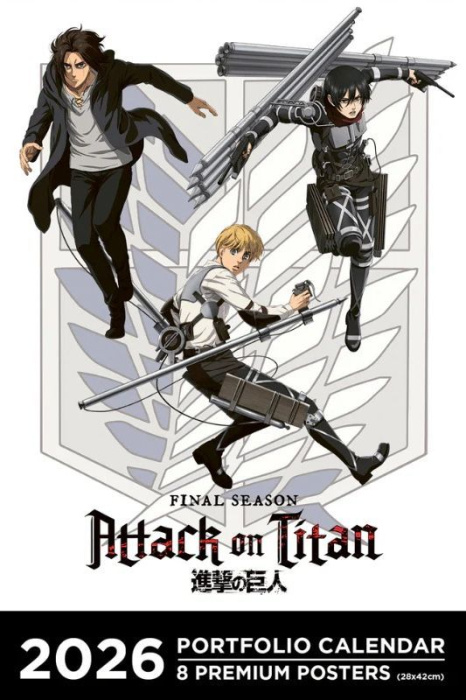 Emprunter Portfolio Calendar Attack on Titans Final Season. 8 premium posters, Edition 2026, Edition bilingue livre