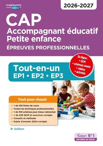 Emprunter CAP Accompagnant éducatif petite enfance Epreuves professionnelle Tout-en-un. EP1, EP2 et EP3, Editi livre