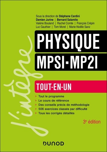 Emprunter Physique MPSI. Tout-en-un , 3e édition livre