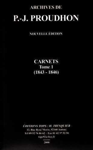 Emprunter Carnets. Tome 1 (1843-1846) livre