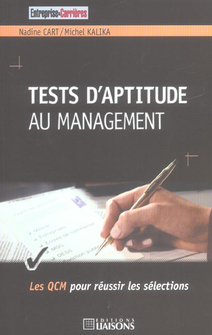 Emprunter Tests d'aptitude au management. Les QCM pour réussir les sélections livre