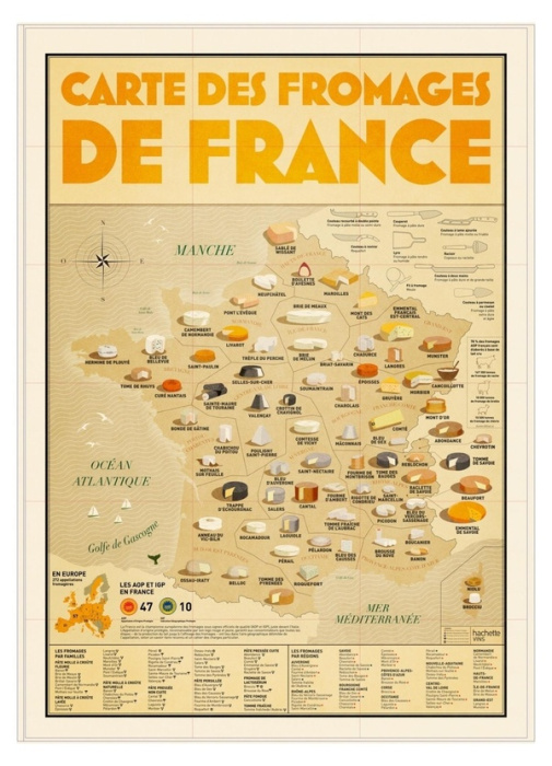 Emprunter Carte des fromages de France livre